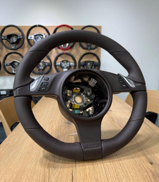 Porsche 997 Lenkrad neu beziehen